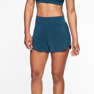 Athleta Blue Serenity Shortie Lounge Shorts Women's Size Large